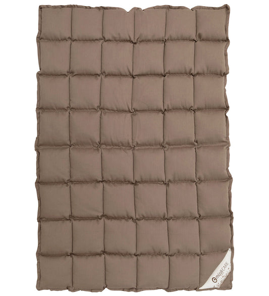 Müsli Dekbed - Satin - 100x140 cm - Junior - Kapok - Walnoot - Müsli - OneSize - Dekbedden