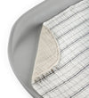 Sebra Verschoonmatje - 2-pack - Mousseline - Cream Stripe - Sebra - OneSize - Verschoonmatjes