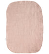 Sebra Verschoonmatje - 2-pack - Mousseline - Poederroze - Sebra - OneSize - Verschoonmatjes