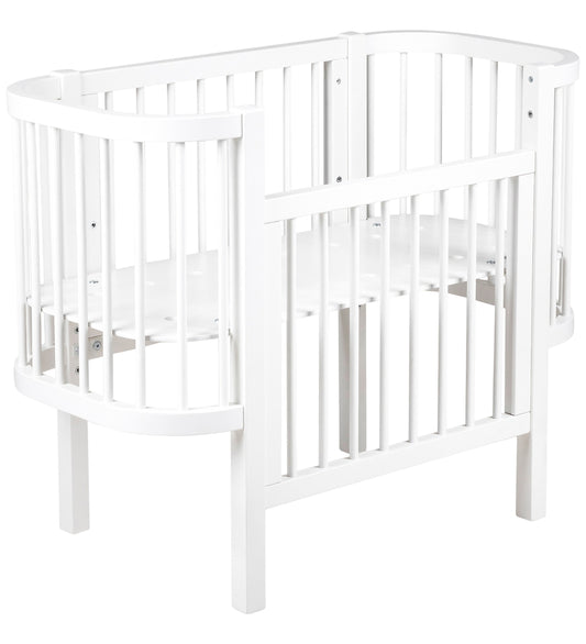 Sebra Wiegje voor naast het bed - Classic+ White - Sebra - OneSize - Bedden