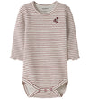 Name It Romper l/s - NmfBripa - Oxblood Red - Name It - 68 - Rompers Lange Mouw
