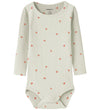 Name It Romper l/s - NbfBerries - Peyote Melange - Name It - 1½ jaar (86) - Rompers Lange Mouw
