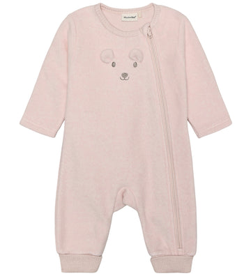Minymo Fleece Pak - Peach Zweep m. Muis - Minymo - 56 - Fleece Pakken
