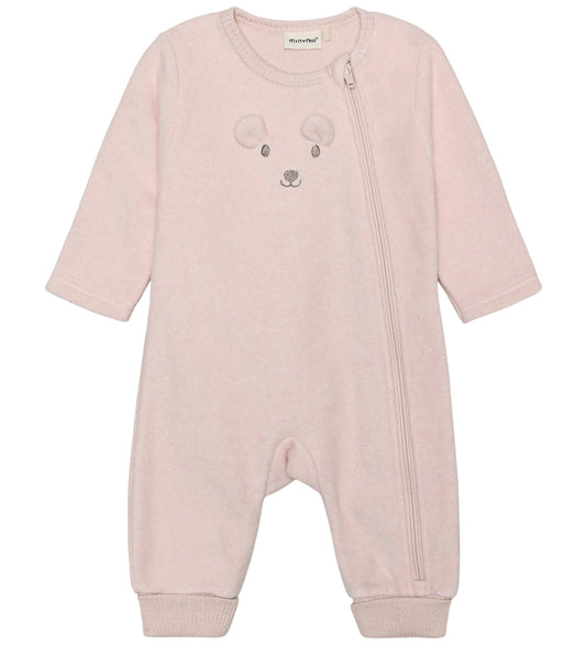 Minymo Fleece Pak - Peach Zweep m. Muis - Minymo - 56 - Fleece Pakken