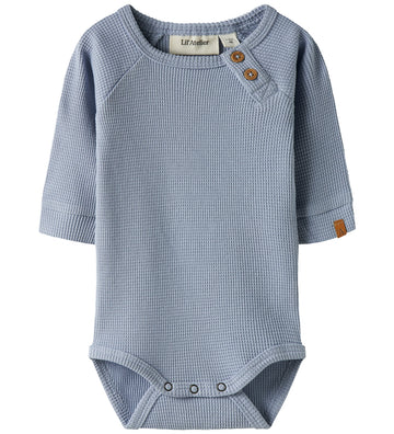 Lil' Atelier Romper l/s - NbmBalto - Zen Blue - Lil Atelier - 62 - Rompers Lange Mouw