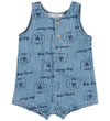 Bobo Choses Jumpsuit - Denim - Pickle The Dog - Light Blue - Bobo Choses - 12 mnd - Jumpsuits