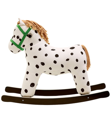 Kids Concept Schommelpaard - Pippi - Wit/Zwart - Kids Concept - OneSize - Schommelpaarden
