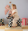 Kids Concept Schommelpaard - Mio - Wit/Zwart/Bruin - Kids Concept - OneSize - Schommelpaarden