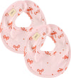 VACVAC Babyslabbetje - Rib - 2-pack - Belle - Belle Iets - VACVAC - OneSize - Kwijlsjaaltjes