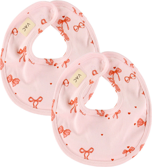 VACVAC Babyslabbetje - Rib - 2-pack - Belle - Belle Iets - VACVAC - OneSize - Kwijlsjaaltjes