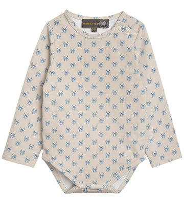 Hanevild Romper l/s - Bow - Summer Waar - Hanevild - 74 - Rompers Lange Mouw
