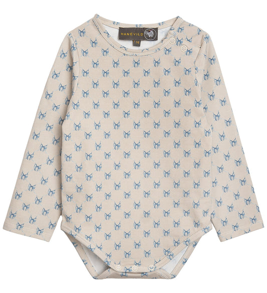 Hanevild Romper l/s - Bow - Summer Waar - Hanevild - 74 - Rompers Lange Mouw