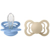 BIBS Supreme+ Fopspenen - Maat 2 - Symmetrisch - 2-pack - Vanill - BIBS - 6-18 mnd - Fopspenen