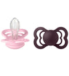BIBS Supreme+ Fopspenen - Maat 2 - Symmetrisch - 2-pack - Baby P - BIBS - 6-18 mnd - Fopspenen