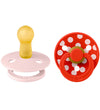 BIBS Colour Fopspenen - Maat 2 - Rond - 2-pack - Blossom/Candy A - BIBS - 6-18 mnd - Fopspenen