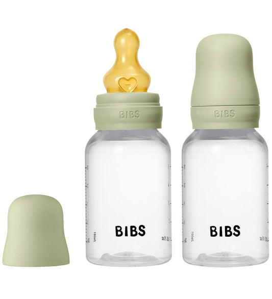 BIBS Babyflessen - 2-pack - 150 ml - PP/Latex - Sage - BIBS - OneSize - Babyflesjes