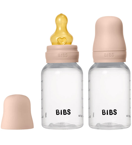 BIBS Babyflessen - 2-pack - 150 ml - PP/Latex - Blush - BIBS - OneSize - Babyflesjes