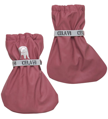 CeLaVi Overschoenen m. Fleece - PU - Rose Wine - CeLaVi - 1-2 jaar (80-92) - Overschoenen