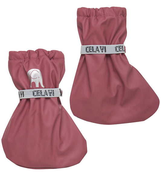 CeLaVi Overschoenen m. Fleece - PU - Rose Wine - CeLaVi - 1-2 jaar (80-92) - Overschoenen