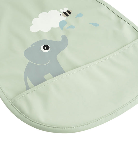 Done by Deer Slabbetjes - PU - Elphee - Groen - Done by Deer - OneSize - Slabbetjes
