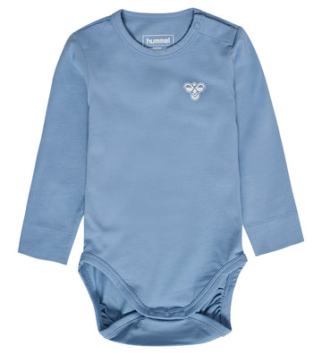 Hummel Romper l/s - HmlMini - Vervaagd Denim - Hummel - 3 jaar (98) - Rompers Lange Mouw