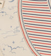Konges Sløjd Slabben - Basic - 2-pack - Stripe Driekleurige Peti - Konges Sløjd - OneSize - Kwijlsjaaltjes