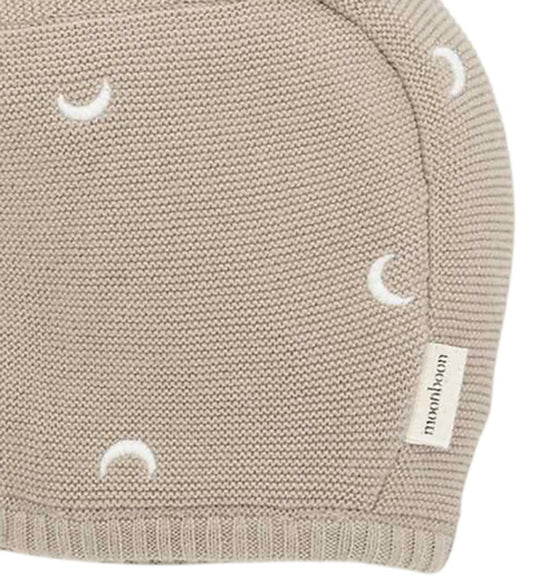 Moonboon Cadeaubox - Kruipschoenen En Babymuts - Gebreid - Aarde - Moonboon - 3-6 mnd - Babymutsen