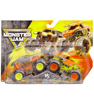 Monster Jam Truck - 1:64 - 2-pack - Max-D XX/El Toro-locomotief - Monster Jam - OneSize - Auto´s