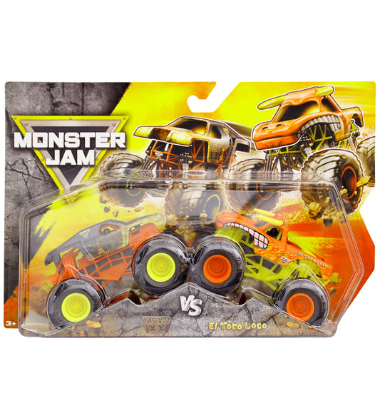 Monster Jam Truck - 1:64 - 2-pack - Max-D XX/El Toro-locomotief - Monster Jam - OneSize - Auto´s