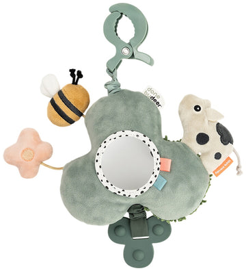 Done by Deer Activiteitenspeelgoed - Spiegel m. Clip - Tiny Farm - Done by Deer - OneSize - Activiteitenspeelgoed