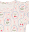 Hust and Claire Body met Rok - Rib - Modaal - HCKristi - Ivory - Hust and Claire - 62 - Rompers Korte Mouw