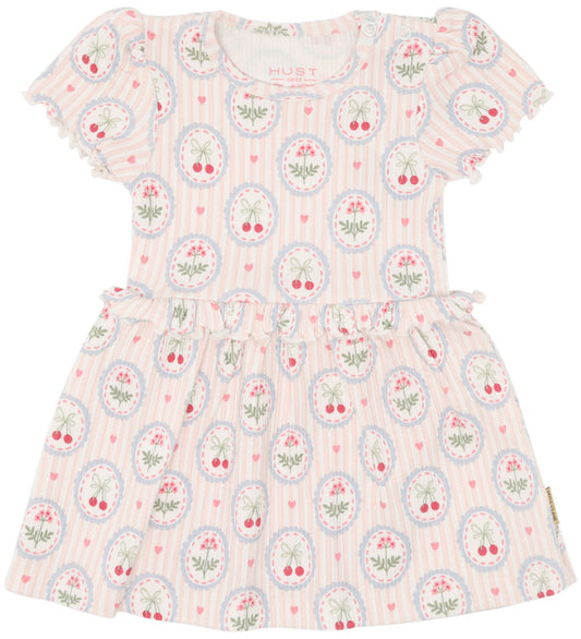Hust and Claire Body met Rok - Rib - Modaal - HCKristi - Ivory - Hust and Claire - 62 - Rompers Korte Mouw