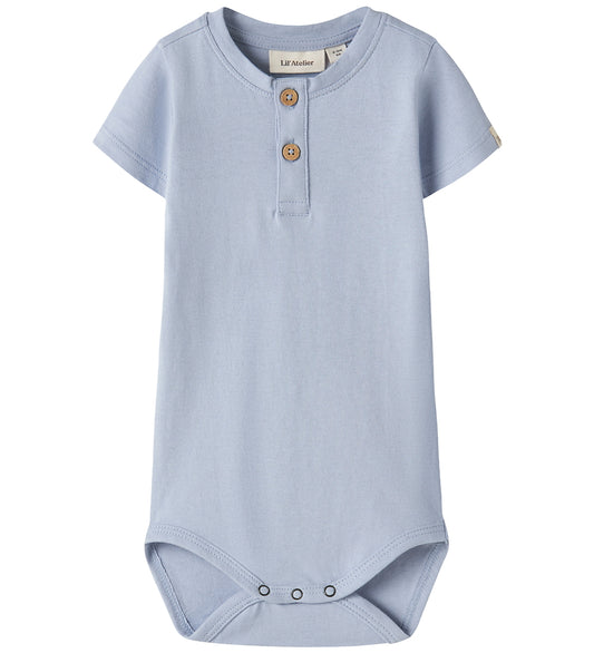 Lil' Atelier Romper s/s - NbmDolan - Zen Blue - Lil Atelier - 68 - Rompers Korte Mouw