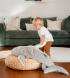 Senger Naturwelt Verwarmingskussen - Shark - XL - Grey - Senger Naturwelt - OneSize - Knuffels