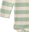 Wheat Romper l/s - Freddie - Mint Stripe - Wheat - 1 jaar (80) - Rompers Lange Mouw
