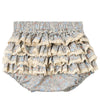 Wheat Babyshort - Saloma - Air Blue Bloemen - Wheat - 74 - Babyshorts