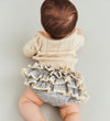 Wheat Babyshort - Saloma - Air Blue Bloemen - Wheat - 1 jaar (80) - Babyshorts