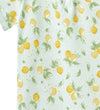 Wheat Romper s/s - Linet - Summer Blue Citrus - Wheat - 74 - Rompers Korte Mouw