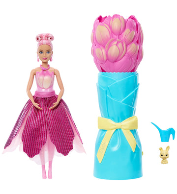 Barbie Pop - 32 cm Petal Pop - Roze Tulp - Barbie - OneSize - Poppen