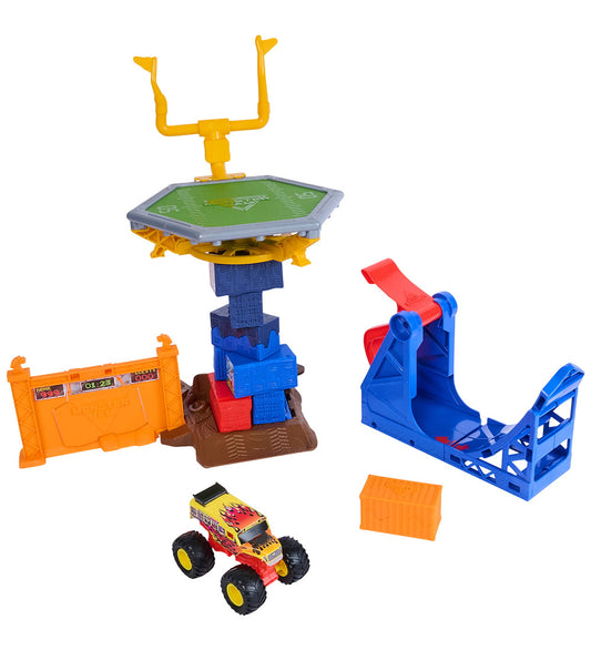 Monster Jam Speelset - Smash & Bash - Spoedcursus - Monster Jam - OneSize - Racebanen