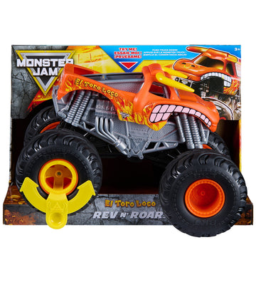 Monster Jam Truck - 1:18 - Rev N' Roar -El Toro Loco - Monster Jam - OneSize - Auto´s
