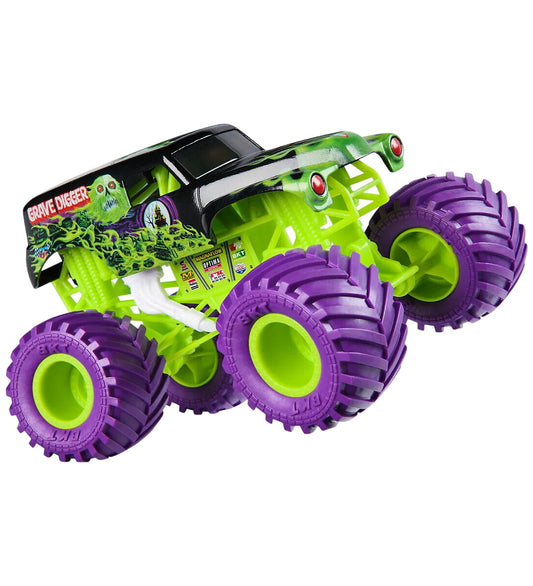 Monster Jam Truck - 1:24 - Gegoten metaal - Grafdelver - Monster Jam - OneSize - Auto´s