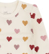 Hust and Claire Romper l/s - HcBaloo - Off White - Hust and Claire - 68 - Rompers Lange Mouw