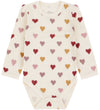 Hust and Claire Romper l/s - HcBaloo - Off White - Hust and Claire - 68 - Rompers Lange Mouw