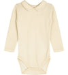Hust and Claire Romper l/s - HcBeate - Ivory - Hust and Claire - 2 jaar (92) - Rompers Lange Mouw