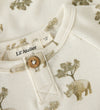 Lil' Atelier Romper l/s - NbmLayo - Slijm - Coconut Melk/Rhino - Lil Atelier - 74 - Rompers Lange Mouw
