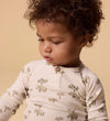 Lil' Atelier Romper l/s - NbmLayo - Slijm - Coconut Melk/Rhino - Lil Atelier - 74 - Rompers Lange Mouw