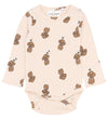 The New Romper l/s - Rib - TnsbSona - Silver Peony AOP - The New - 74 - Rompers Lange Mouw