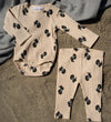 The New Romper l/s - Rib - TnsbSylvan - Gardenia AOP - The New - 68 - Rompers Lange Mouw