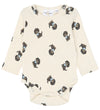 The New Romper l/s - Rib - TnsbSylvan - Gardenia AOP - The New - 68 - Rompers Lange Mouw